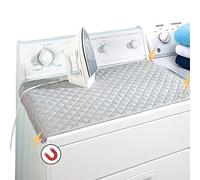 Ruibo Couverture magnétique pour Tapis de Repassage, Housse Alternative matelassée pour Machine à Repasser, résistante à la Chaleur, Tapis Portable, Gris, 83 x 45,7 cm