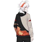 RUIBOCOS Genshin Impact Kaedehara Kazuha Impression Manteau Hoodie Pantalons Costume Pour Homme et Femme (Hoodie,XL)