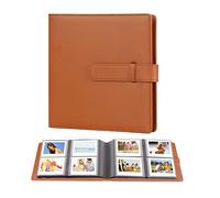 Ruibytree Album Photo pour Instax Square, 288 Pochettes, Marron