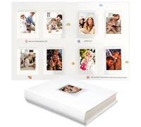 Ruibytree Album Photo Premium pour Instax Mini, 128 Poches, Blanc