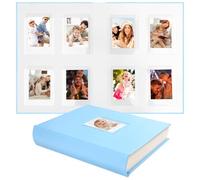 Ruibytree Album Photo Premium pour Instax Mini, 128 Poches, Bleu