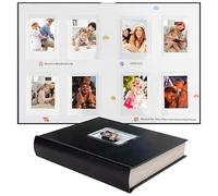 Ruibytree Album Photo Premium pour Instax Mini, 128 Poches, Noir