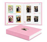 Ruibytree Album Photo Premium pour Instax Mini, 128 Poches, Rose