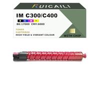 RUICAILI IM C300 C400 Cartouche de toner de rechange pour imprimante Ricoh Work avec imprimante IM C300 C400 (1, magenta)