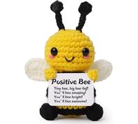 Ruichi Pocket Hug Abeille porte-bonheur - Cadeau porte-bonheur - Pommes de terre positives - Cadeau d'encouragement pour amies, femmes, enfants