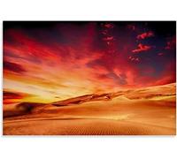 RuiChuangKeJi Affiche d'art 60x80 cm sans Cadre Les vastes arides du désert du Sahara .4 Toile Murale Art Room Diamond Painting Decor Digital Family Room Poster