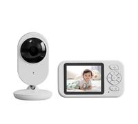 RUICUBEI Babyphone Camera Bébé 2,8" LCD Moniteur Vidéo 2600mAh USB-C Baby Phone avec VOX Vision Nocturne Communication Bidirectionnelle Capteur de Température 6 Berceuses
