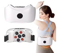 RUICUBEI Instrument Électrique De Pétrissage du Ventre, Masseur Abdominal, Massage Profond À 7 Aimants, Réglage À 3 Vitesses, Entretien du Ventre, pour Abdominaux, Dos, Cou Et J