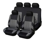 RUIDAM Auto Ensembles Housses Siège pour Renault Captur II I/Captur E-Tech 2019-2024, Confortable Tissu Polyester Respirant Couvre Siège De Voiture Antidérapant Accessoire,B/Gray