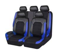 RUIDAM Voiture Ensembles Housses Siege pour Audi A4 B6 B7 B8, en Cuir Housses de siège Respirant ImperméAbles Antidérapant Couvre Sieges Protection Accessoire,D/Blue