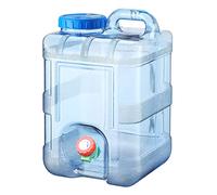RuiDay 5-22L Reservoir Eau Camping Car,Portable Bidon d'eau avec Poignée,Jerrican Alimentaire avec Robinet,Parfait pour Voyage, Camping, Barbecue, Pêche
