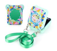 RuiDay Étui en Silicone pour Bitzees Jouet Numérique Interactif Animaux Compagnie, Bitzee Mon Animal interactif 3D, Housse Protection Souple pour Animaux Compagnie Virtuel avec Lanière (Vert)
