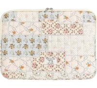 RuiDay Housse Tablette 9-11 Pouces, Pochette pour Tablette Matelassé Fleurs | Compatible avec 11" iPad Air M3, iPad A16 2025, iPad Pro 11 M4, iPad 10/9/8th Gen, Tab S8/S9 11"