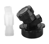 RuiDay Reservoir Eau Camping Car,Portable Bidon d'eau avec Poignée,Jerrican Alimentaire avec Robinet,Bidon d'eau sans BPA,pour Voyage,Camping (Robinet + Tube rallonge)