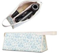 RuiDay Sac de Rangement Compatible avec Dyson Airwrap Styler et Shark Flexstyle, Pochette Dyson airwrap Voyage, Sac de Rangement de Voyage Portable (Bleu)