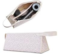 RuiDay Sac de Rangement Compatible avec Dyson Airwrap Styler et Shark Flexstyle, Pochette Dyson airwrap Voyage, Sac de Rangement de Voyage Portable (Fleur Rose)