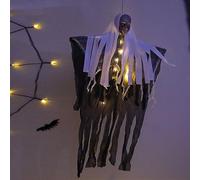 RuiDay Squelette de Nonne Suspendue, Halloween Squelette Suspendu, 85 * 54cm Squelettes de Faucheuse, Décoration d'halloween, Décoration de la Faucheuse pour Exterieur ou Intérieur (1PCS)