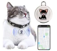RuiDay Traceur GPS Chat, Collier GPS pour Chat Chien Anti-Fugue Anti-Perte GPS, Localisation en Temps réel, Localisateur GPS de Chat et de Chien (Cat)