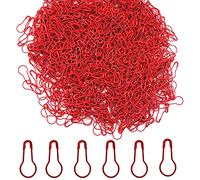 Ruidee Lot de 1 000 épingles à nourrice en métal en forme de gourde - Accessoires de maison, étiquettes de vêtements (HBZ/rouge)