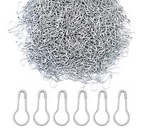 Ruidee Lot de 1000 épingles à nourrice en métal en forme de gourde pour bricolage, accessoires de maison, étiquettes de vêtements (HBZ/blanc)