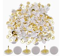 Ruidee Lot de 150 punaises pour école, bureau, carte, mur photo, tableau en liège (blanc)