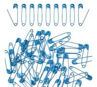 Ruidee Lot de 200 épingles à nourrice colorées pour travaux manuels, couture, bordure de cerclage pour étiquette à suspendre (Bleu foncé)
