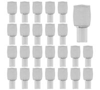 Ruidee Lot de 50 chevilles métalliques avec support pour étagère 7 x 25 mm, goupilles de support, plaque en nickel plat, cuillère style broches pour étagères pour armoires de bibliothèque (PJ/7 x 25