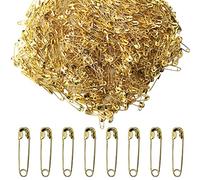 Ruidee Lot de 500 mini épingles à nourrice - Accessoires pour vêtements - Pour bordures et fermoirs - Doré