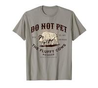 Ruidoso, au Nouveau-Mexique, ne caressez Pas Les Vaches duveteuses et Les Bisons Amusants T-Shirt