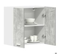 RUIG - NEUF Buffet/Meuble haut cuisine - LEMON - Armoire murale cuisine gris béton 60x31x60 cm - bois d'ingénierie FFR28534