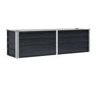 RUIG - NEUF JARDINIERE - BAC A FLEUR Jardinière Anthracite 160 x 40 x 45 cm - Acier galvanisé CL79615
