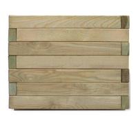 RUIG - NEUF JARDINIERE - BAC A FLEUR Jardinière carrée 50x50x40 cm Bois CL88160