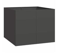 RUIG - NEUF JARDINIERE - BAC A FLEUR Jardinière noir 100x100x80 cm acier CL96300