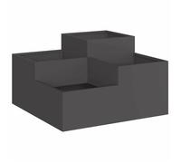 RUIG - NEUF JARDINIERE - BAC A FLEURJardinère 100x100x48 cm en acier noir CL23245