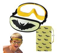 ruigao Lunettes de natation pour enfants de 4 à 7 ans avec sangle en tissu, masque de natation pour enfant, sangle élastique, rembourré en néoprène