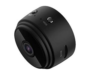 RuiGuio Mini Camera Espion WiFi IP Cachee sans Fil Full HD 1080P Enregistreur, Micro Nanny Cam de Surveillance avec Vision Nocturne Infrarouge et Detection de Mouvement, Interieur/Exterieur