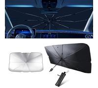RUIHAHA Parapluie Pare Soleil Voiture pour Maserati Ghibli 2014-2018 Pare Soleil Voiture Pare Brise Avant Pare-Soleil pour Pare-Brise Auto,M 140×80cm-A