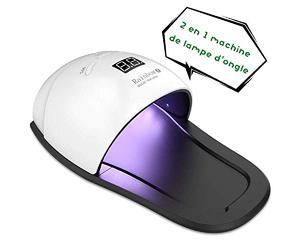 Ruihua 2dans1Séchoirs à ongle,Smart Auto-sensing 4 minuter Réglage 48W UV/LED Sèche Ongles Nouvelle Version Pourle Durcissement Donnez une boîte de lingettes nettoyantes pour vernis à ongles