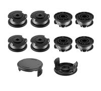 RUIITEN Bosch Lot de 10 bobines de Fil de Rechange pour débroussailleuse sans Fil Art 23 SL et Art 26 SL (Remplacement : F016800385) 8 bobines + 2 Capuchons