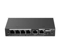 Ruijie Networks RG-ES206GS-P commutateur réseau Géré L2 Gigabit Ethernet (10/100/1000) Connexion Ethernet, supportant l'alimentation via ce port (PoE) Noir