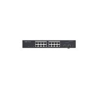 Ruijie Networks RG-ES218GC-P Switch Géré L2 Gigabit 16 RJ-45 PoE+ 240W, 36Gbps, VLAN, Cloud Management, Boîtier Métal Noir