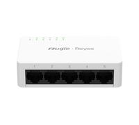 Ruijie Switch non administrable Reyee à 5 ports Fast Ethernet | Switch réseau compact Plug-and-Play RG-ES05F