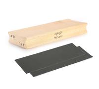 RuiJOTWAT Bloc de ponçage à rayon bidirectionnel pour le nivellement des frettes - Outil de luthier à poutre de ponçage 10" et 14" + papier de verre