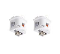 RuiJOTWAT Lot de 2 adaptateurs Motion Plus avec capteur Externe pour télécommande Wii Blanc