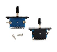 RuiJOTWAT Sélecteur de micros à 3 voies pour guitare avec bouton compatible avec les guitares électriques Fender