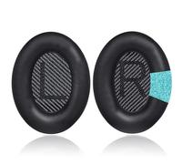 Ruikdly Coussinets d'oreille Remplacement pour Bose QuietComfort 35 Quiet Comfort 35 II, Oreillettes de Remplacement pour Bose Quietcomfort 35 II Casque Circum-aural (Noir)