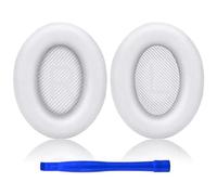 Ruikdly Oreillette de Remplacement Coussinets d'oreille Coussinets de Remplacement pour Bose QuietComfort 35 Quiet Comfort 35 II 15 QC15 QC25 QC2 QC35 QC35 II Casque Circum-aural (Blanc)