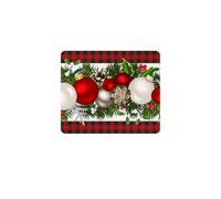 RUILBJ Housse Protection Machine à Laver Sèche Linge Motif à Carreaux de Noël Coussin Absorbant Four Micro Ondes Réfrigérateur pour Buanderie Cuisine Rétro Style Décoration (Couleur 1,60x60cm)