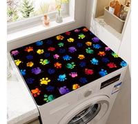 RUILBJ Tapis Anti-poussière pour Machines à Laver,Sèche-Linge Four à Micro-Ondes Réfrigérateur Tapis de Protection,Impression 3D de Chaton,Tapis de Drainage pour évier Vaisselle (Colorée 4,40x50 cm)