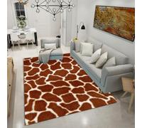 RUILBJM Tapis Salon Motif Animal - Design Sauvage et Doux pour Un Intérieur Unique - Disponible en Zèbre, Léopard, Girafe et Serpent - Idéal pour Salon, Chambre ou Bureau (Couleur-2,60x90cm)